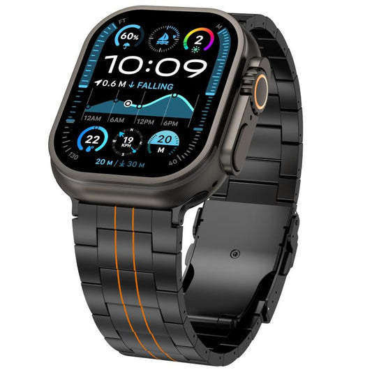 Élan Three-Bead Titanium Link Band